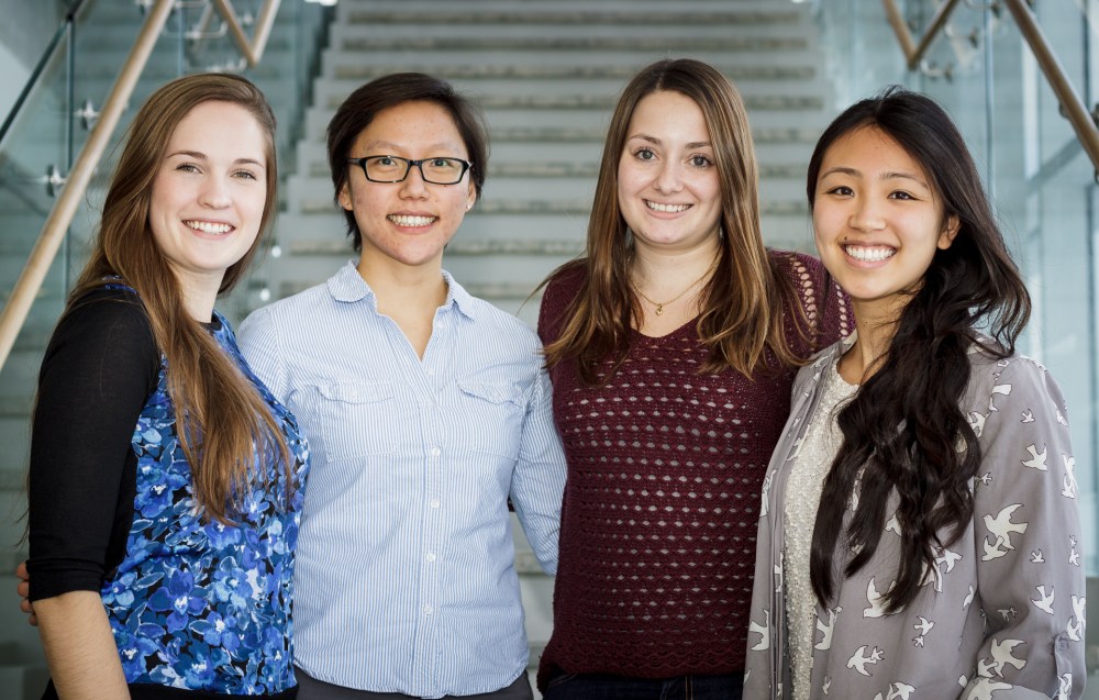 Krista Campbell, Kitty Yang, Andrée Morin, & Jessica Gu