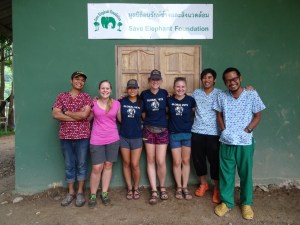 Our incredible mentors  Dr. Tom, Big,  and Dr. Jib. Team elephants! 